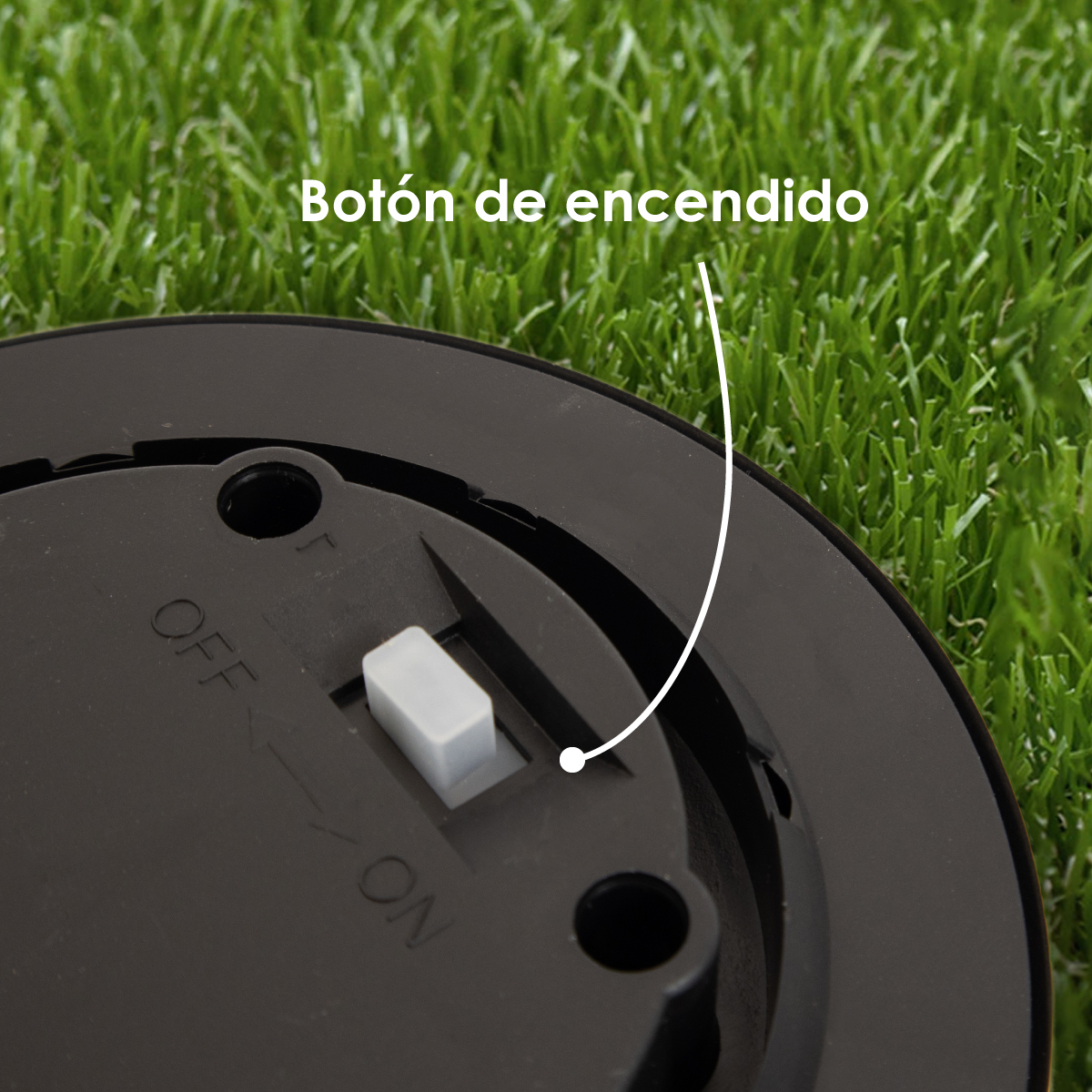 Paquete 4 Lamparas solar 8 leds para piso cesped exterior jardín impermeable luz amarilla