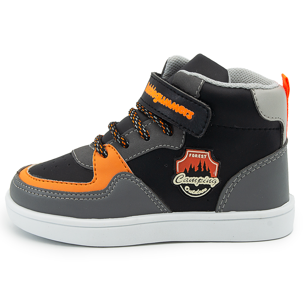Tenis Bota Niño Bubble Gummers Mod Niquel Negro 14-17