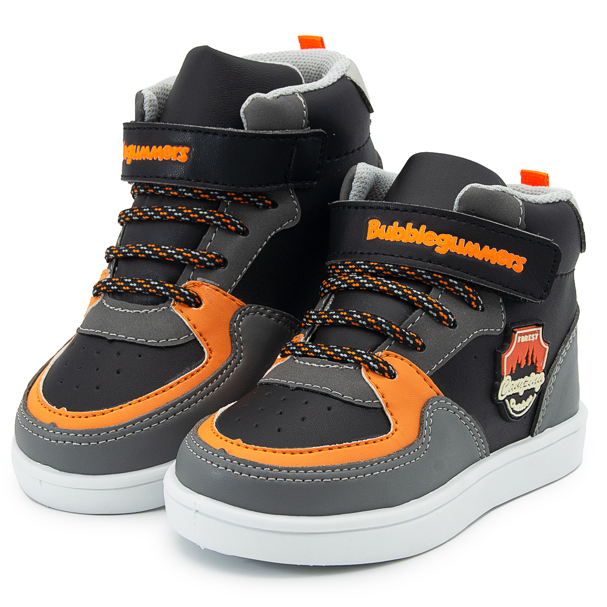 Tenis Bota Niño Bubble Gummers Mod Niquel Negro 14-17