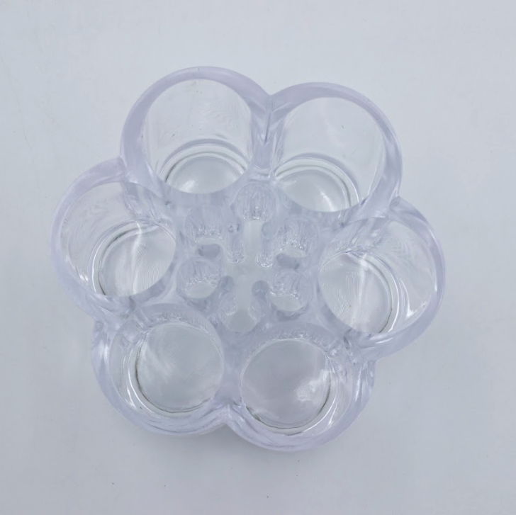 Organizador De Cosméticos Cosmetiquera Tipo Flor