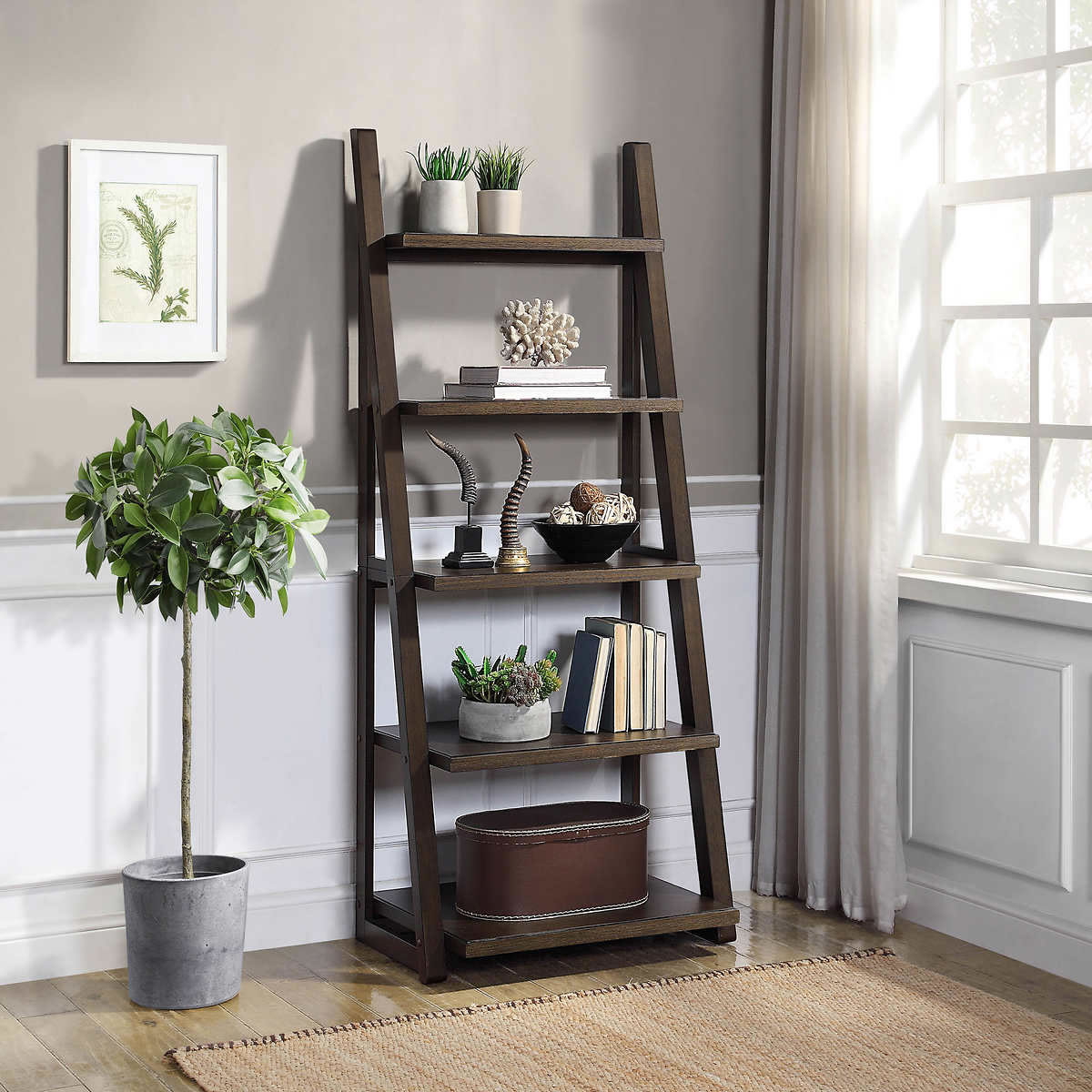 Librero Con 5 Niveles Bayside Furnishings Langston CST