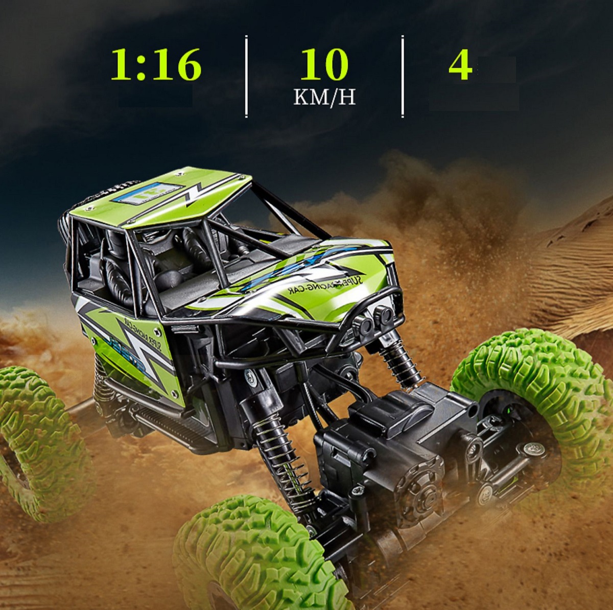 Carro a control remoto 4x4