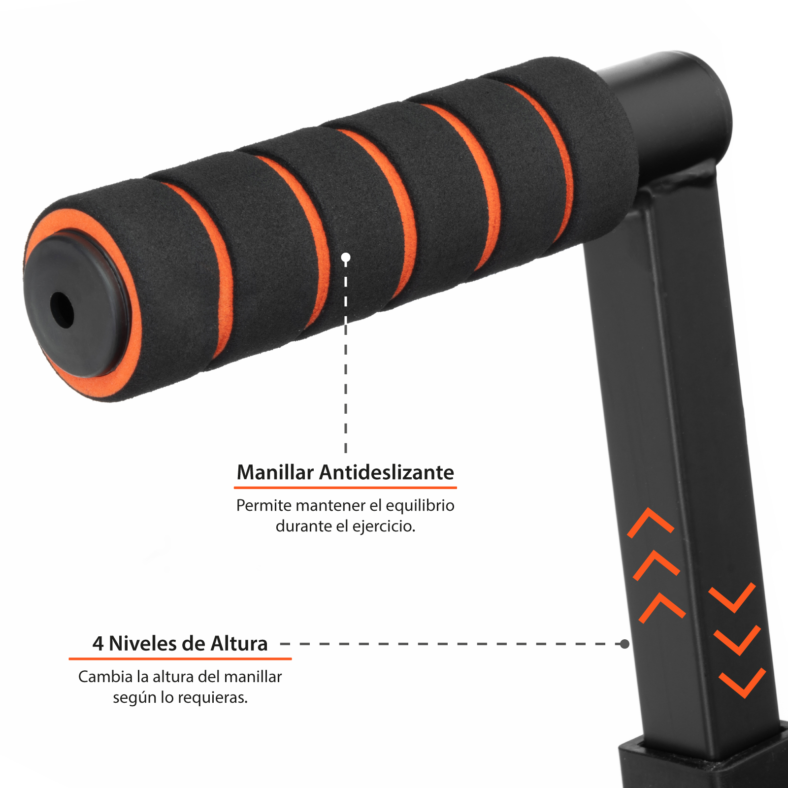 Escaladora Vertical con 4 Niveles de Altura Entrenamiento de Cuerpo Completo