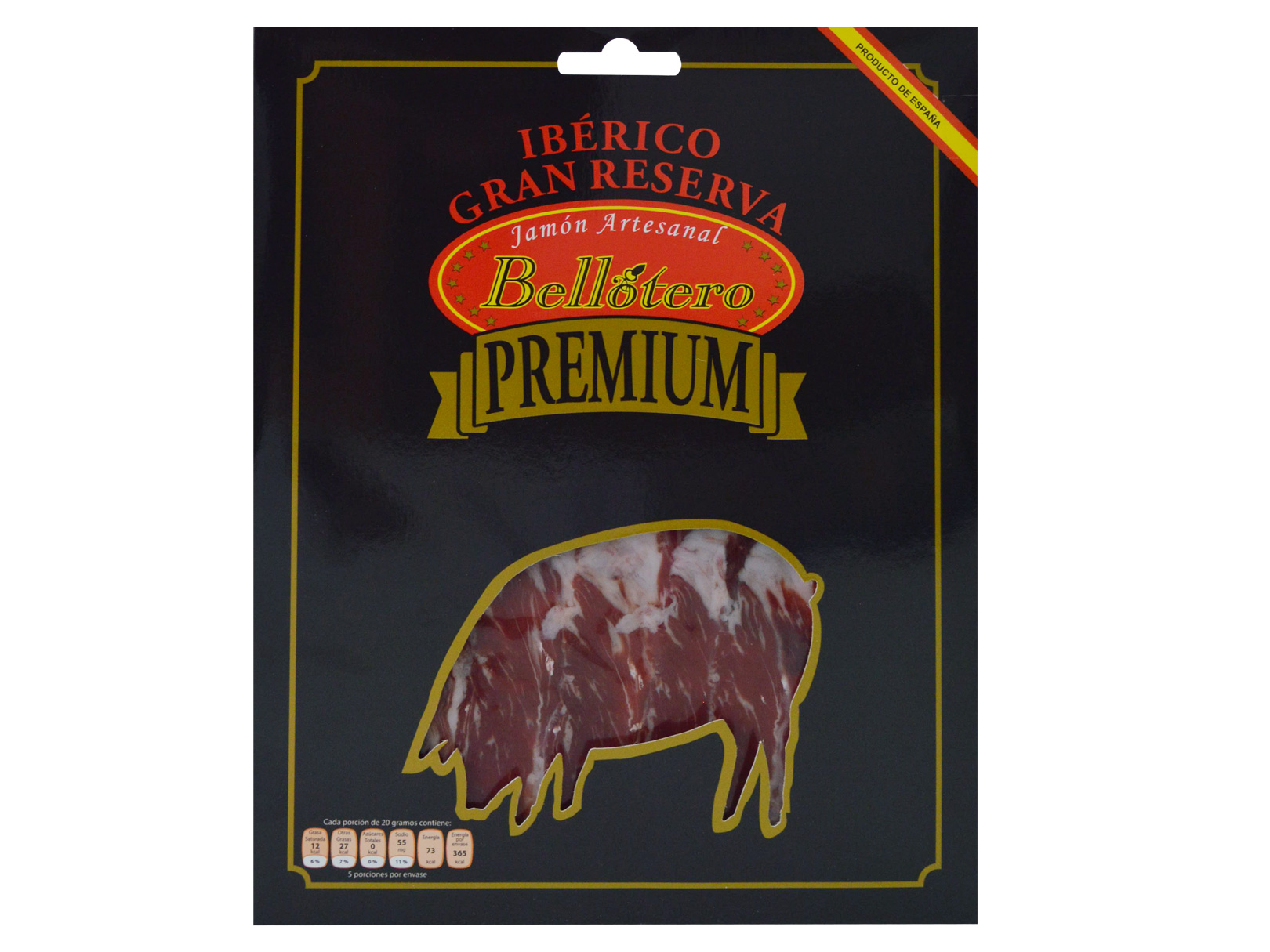 Jamón Bellotero Premium Pieza De 100 Gr