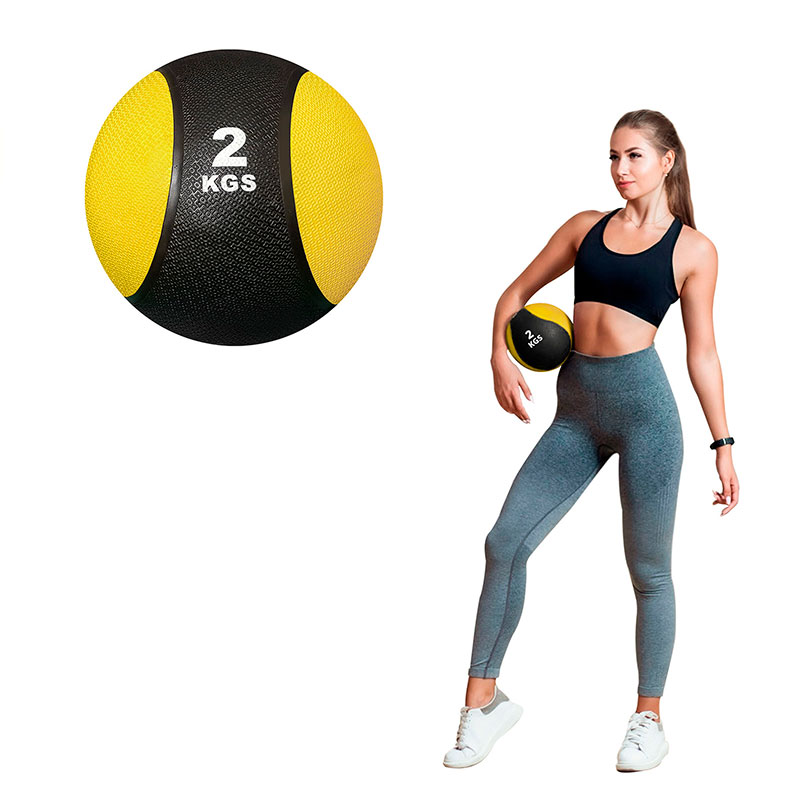 Tayga Medicine Ball Pelota Medicinal para Ejercicio 2 kg