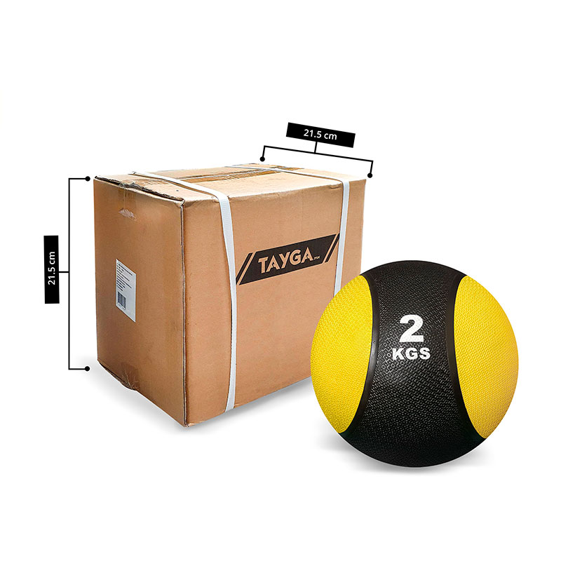 Tayga Medicine Ball Pelota Medicinal para Ejercicio 2 kg