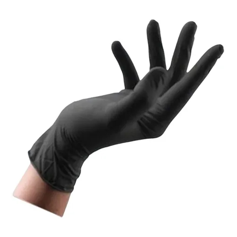 GUANTE AMBIDERM NITRILO SOFT NEGRO CAJA C/100 PZAS	