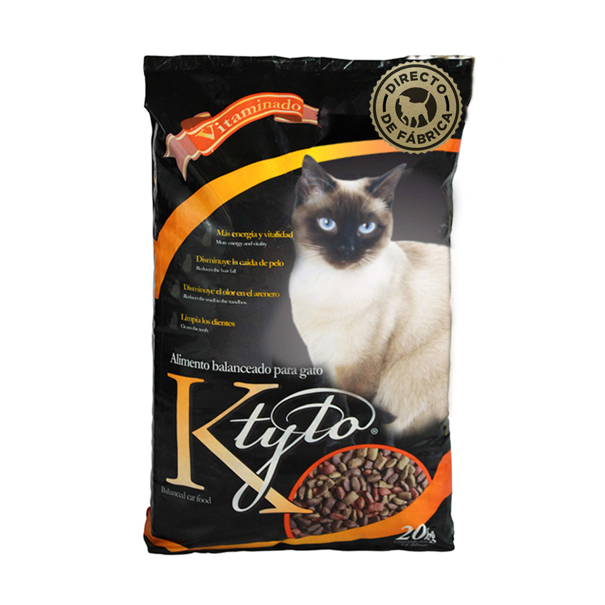 Croquetas Alimento para Gato Ktyto Adulto 20Kg Premium