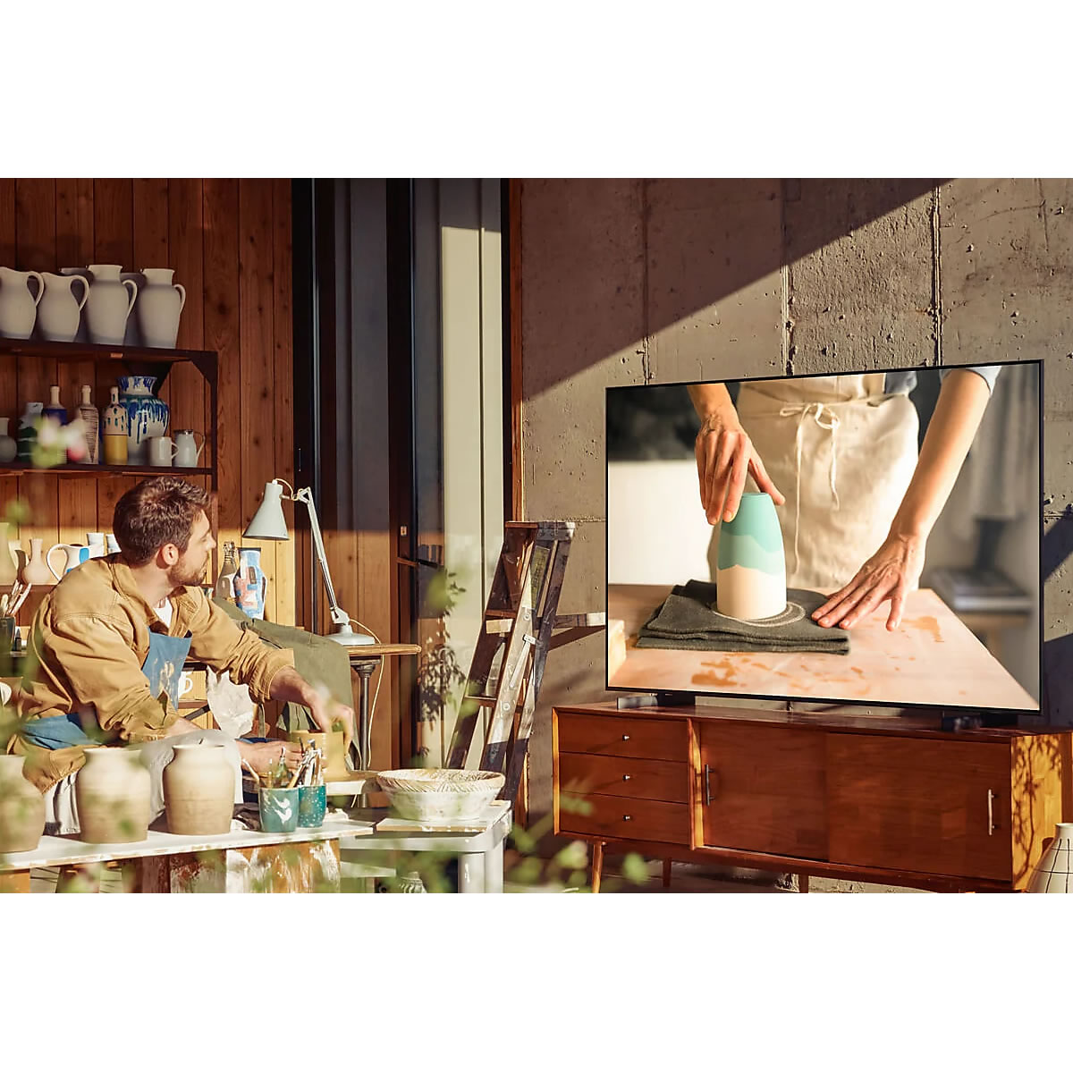 Pantalla 4K Smart TV 75 Pulgadas Samsung UN75AU8200FXZX SMS