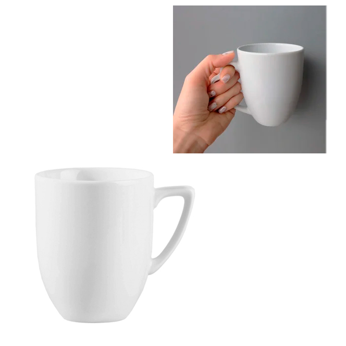 Tazas Capuchino De Porcelana 300 Ml. Santa Anita