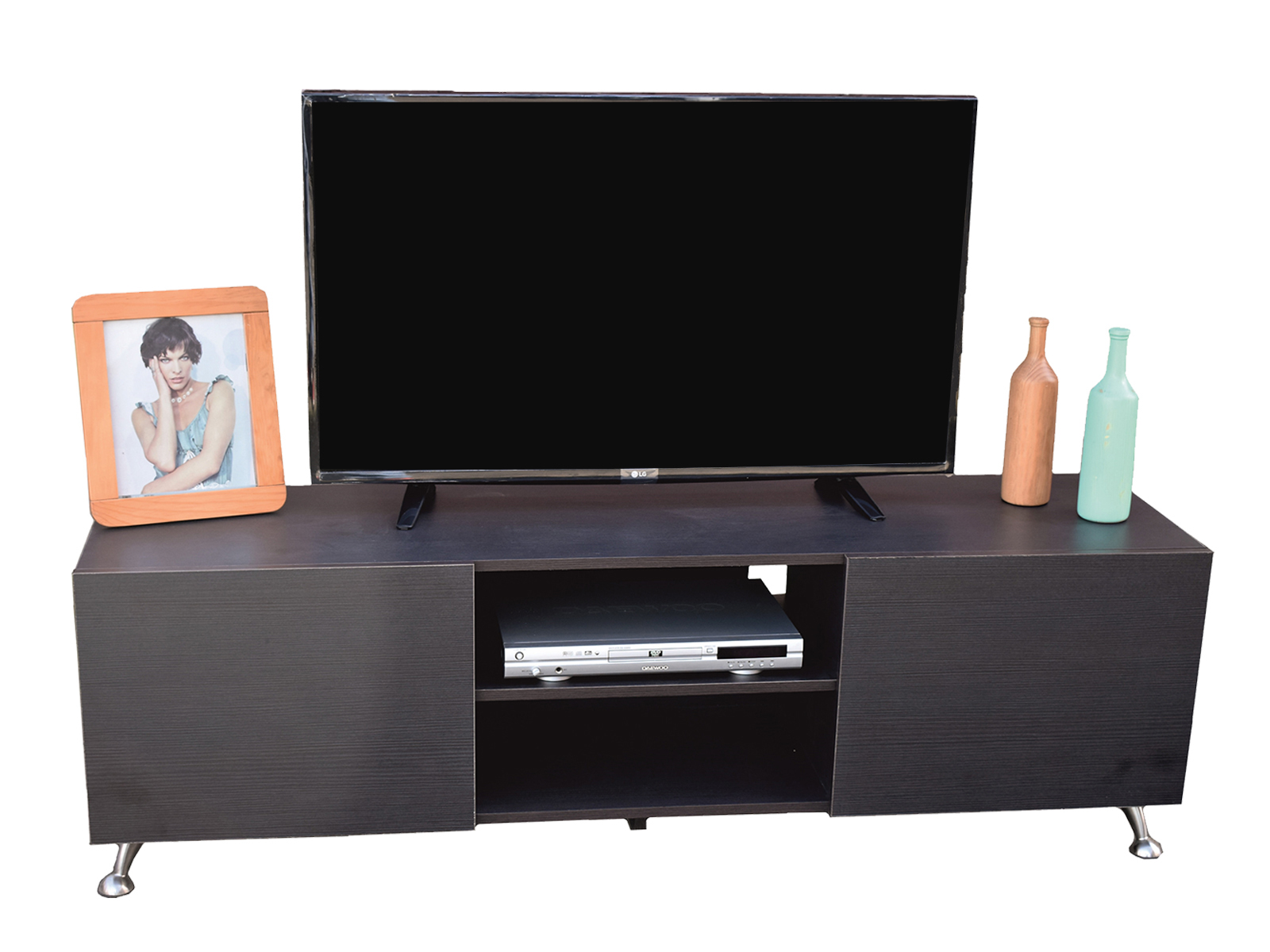  Mueble para TV de 70" Italy Minimalista Hogare Chocolate