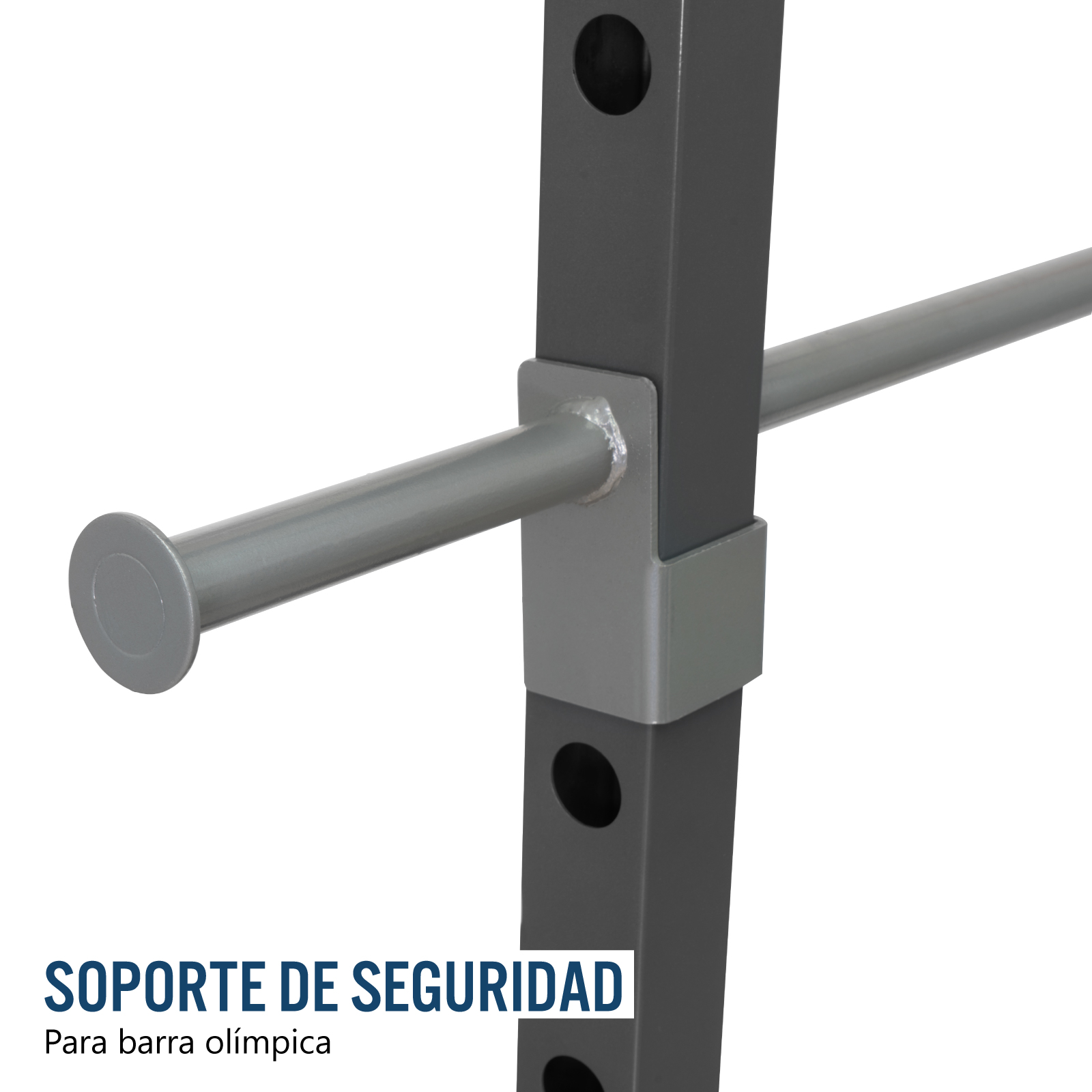 Jaula de Entrenamiento Multifuncional con Barra para Dominadas, Soporte para Dips, Barras de Seguridad