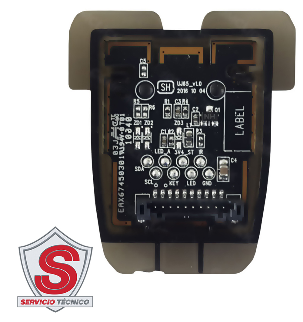 Botón Encendido / Sensor Infrarrojo Ebr83592702 Televisor LG.
