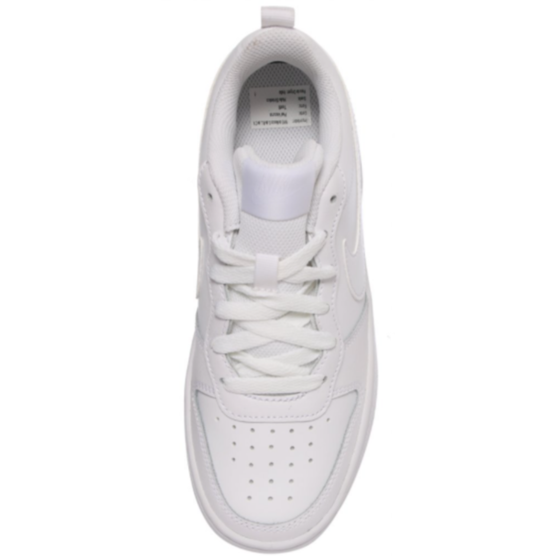 Tenis Casual Nike Court Borough Low 2 GS  Blanco Para Niños