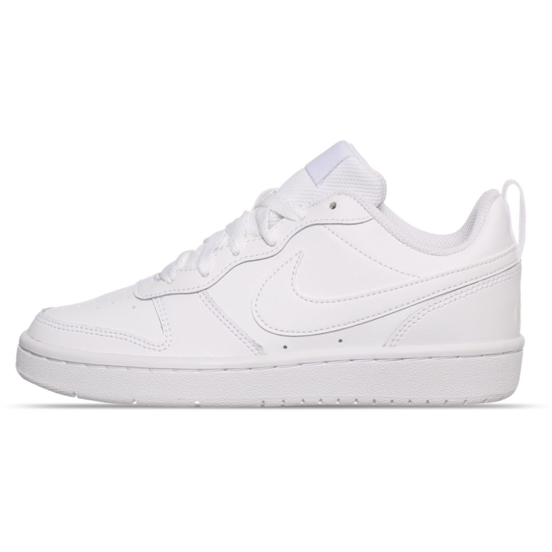 Tenis Casual Nike Court Borough Low 2 GS  Blanco Para Niños