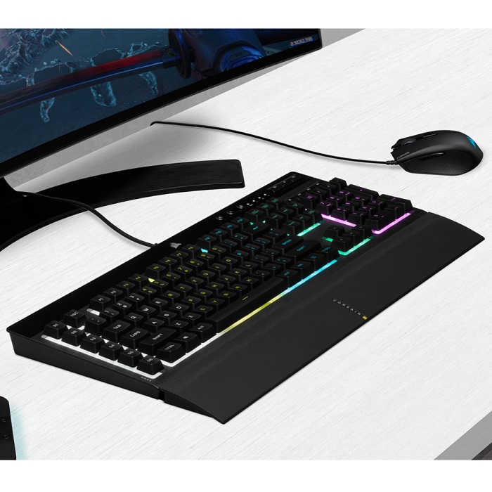 Kit Corsair Teclado K55 RGB PRO Y Mouse HARPOON RGB PRO Gaming Con Ñ CH-9226865-SP