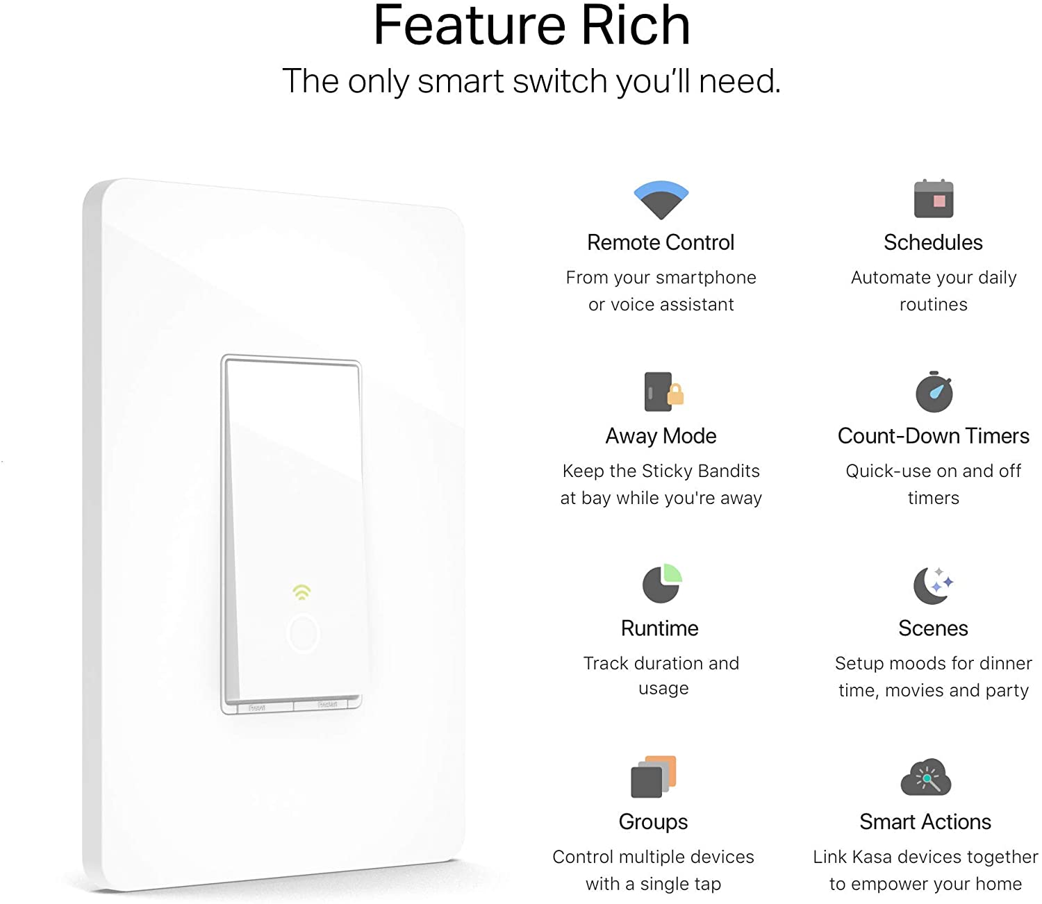 Switch inteligente TP-Link HS200