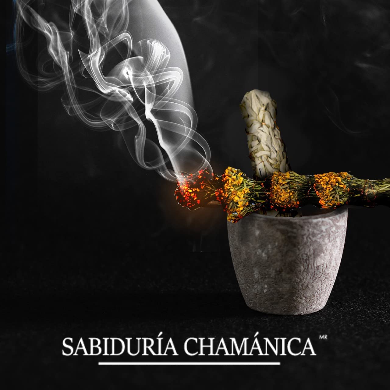  Incienso Sahumador Tlemaitl Purificador de Espacios Hierbas sagradas, Salvia, Incienso, sahumador, Limpia, esencias, Hierbas, sahumerio