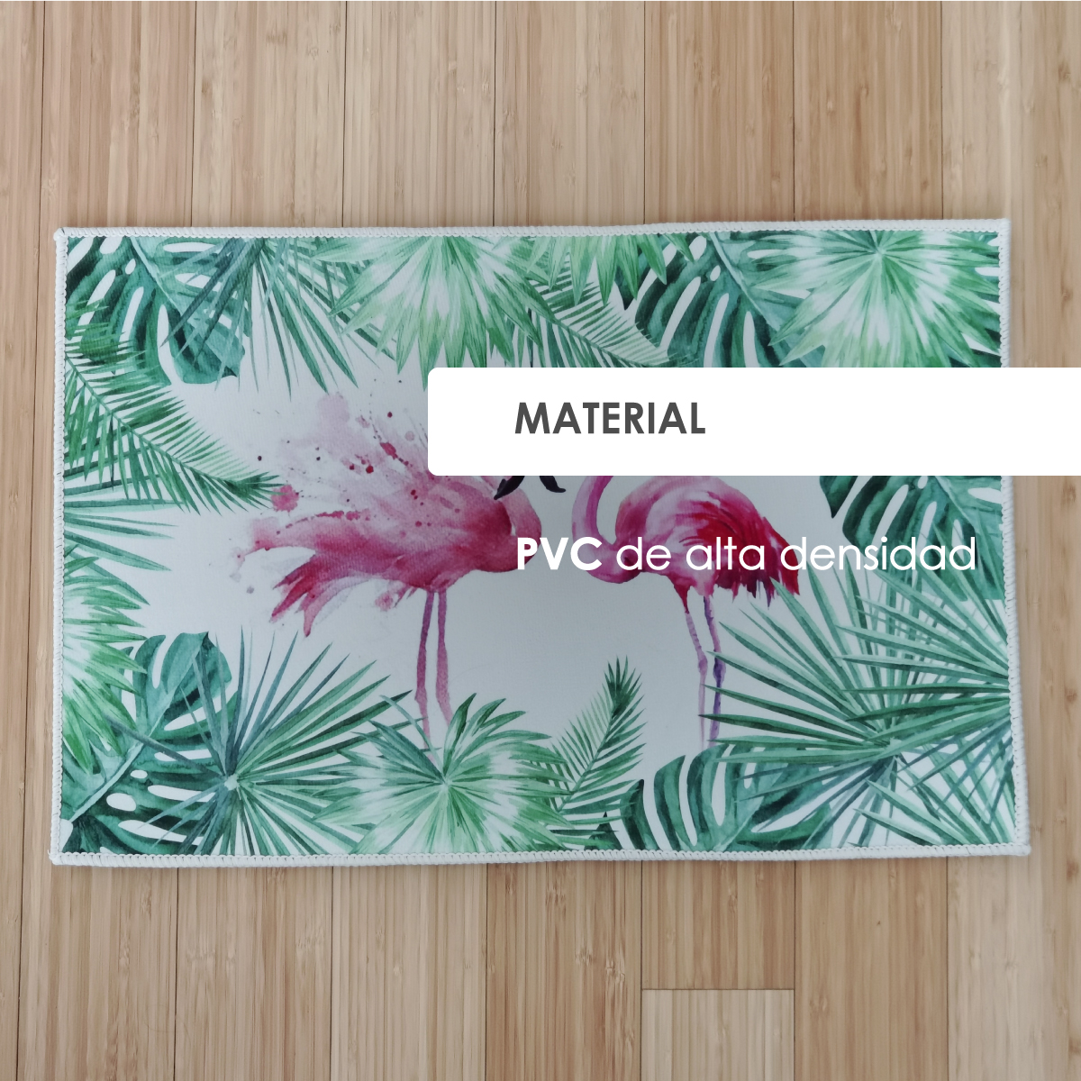 Tapete de Cocina Antideslizante Impermeable de 40 x 60 cm (Tropical)