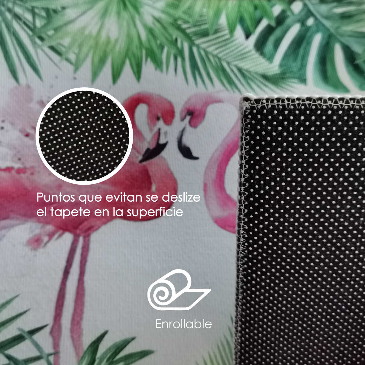 Tapete de Cocina Antideslizante Impermeable de 40 x 60 cm (Tropical)