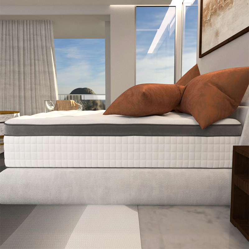 Colchón y Box Matrimonial Sealy Lugo Pontevedra Con Mega Colchoneta Memory Foam Descanso Premium