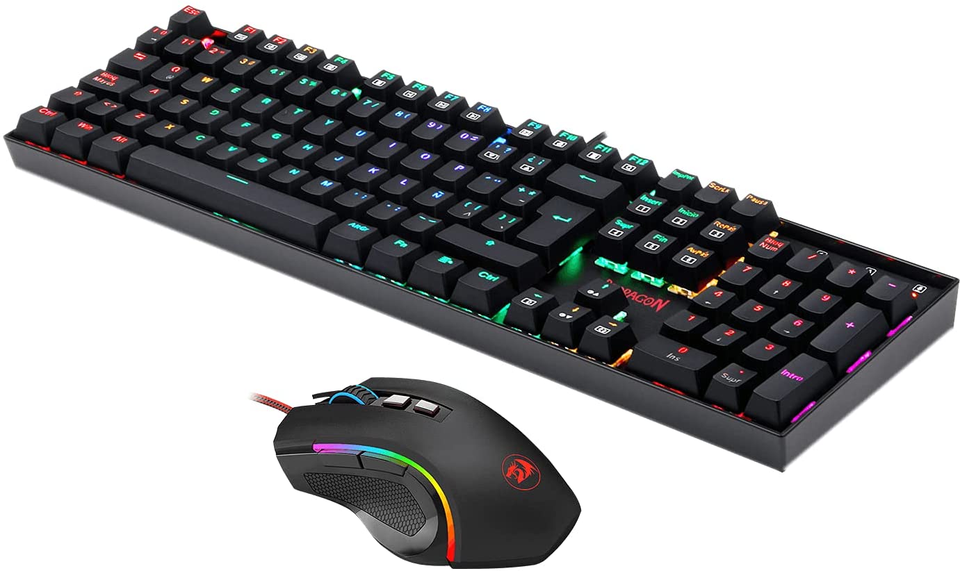 Redragon Combo Teclado K551 RGB y Mouse M 602 RGB