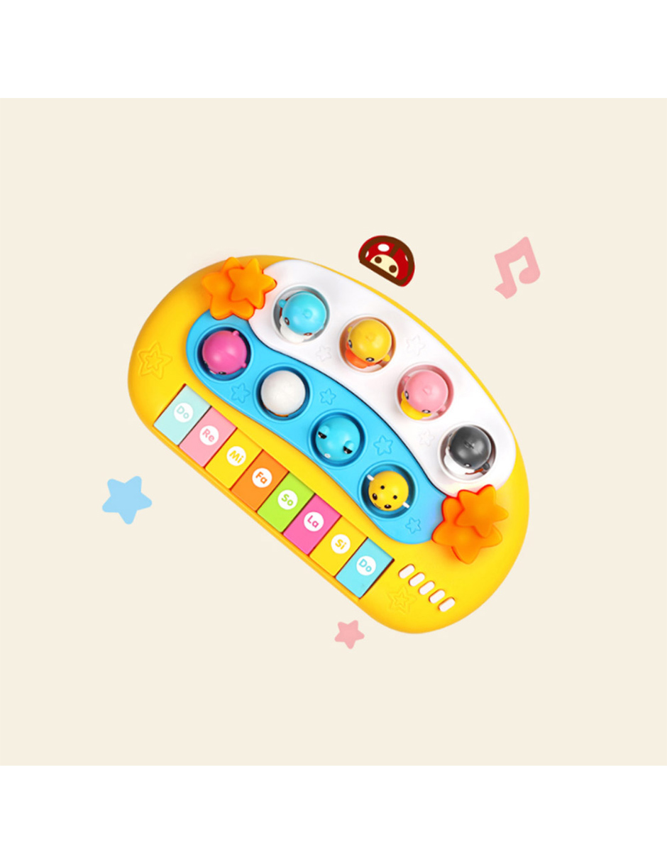 Juguete Musical Piano B duck Amarillo Para Niños 