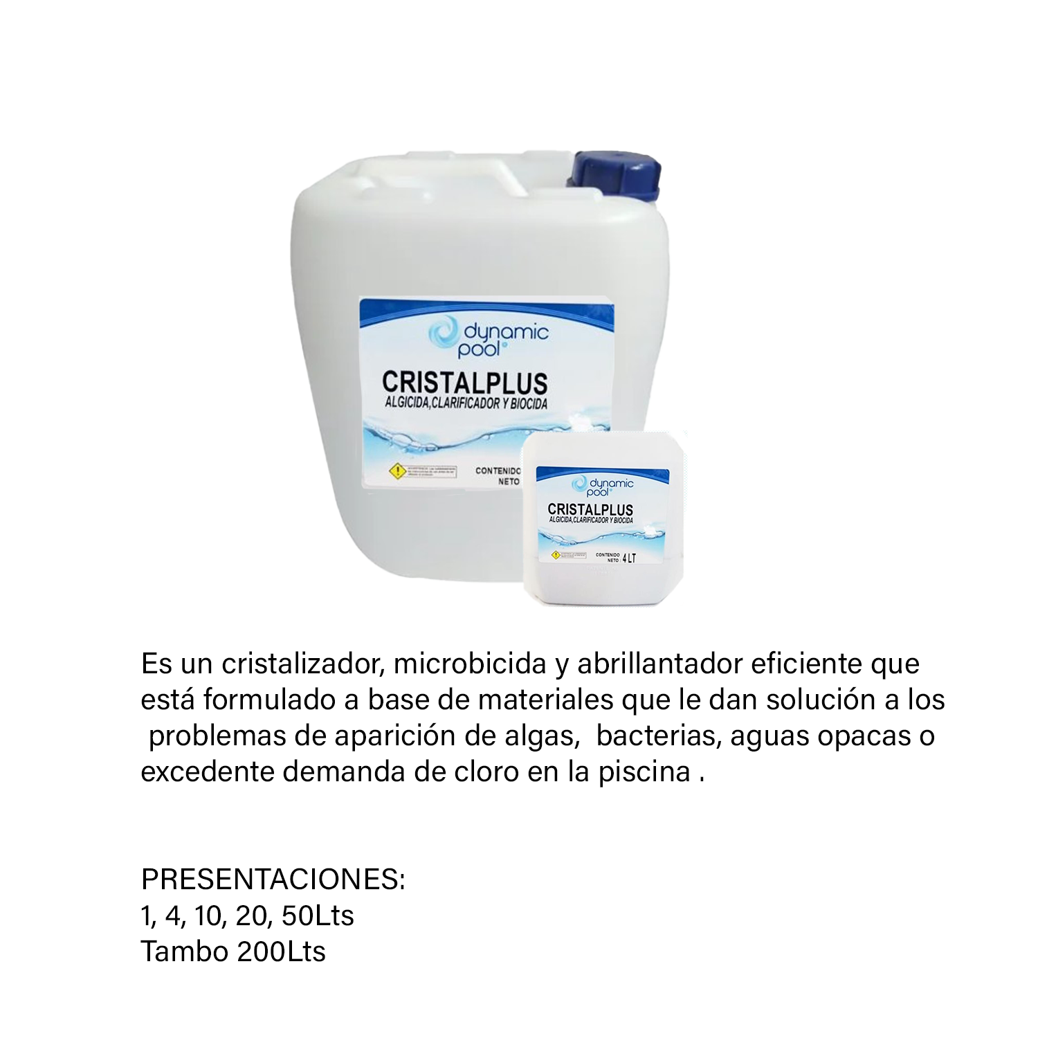 Cristal Plus Garrafa de 50 lt