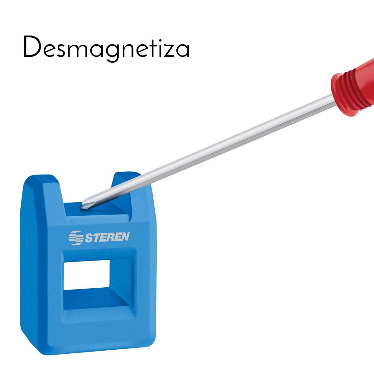 Magnetizador/desmagnetizador para destornilladores
