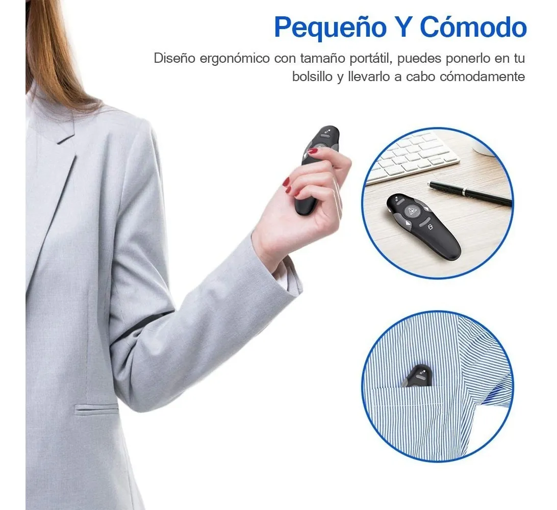 Apuntador Presentador Láser Inalámbrico