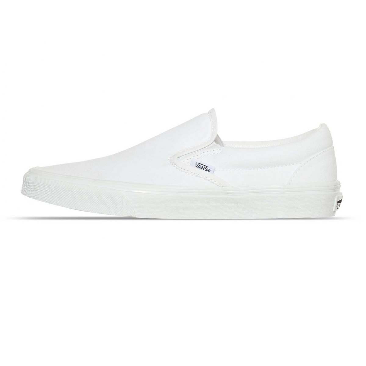Tenis Vans Classic Slip-On Blanco Hombre.