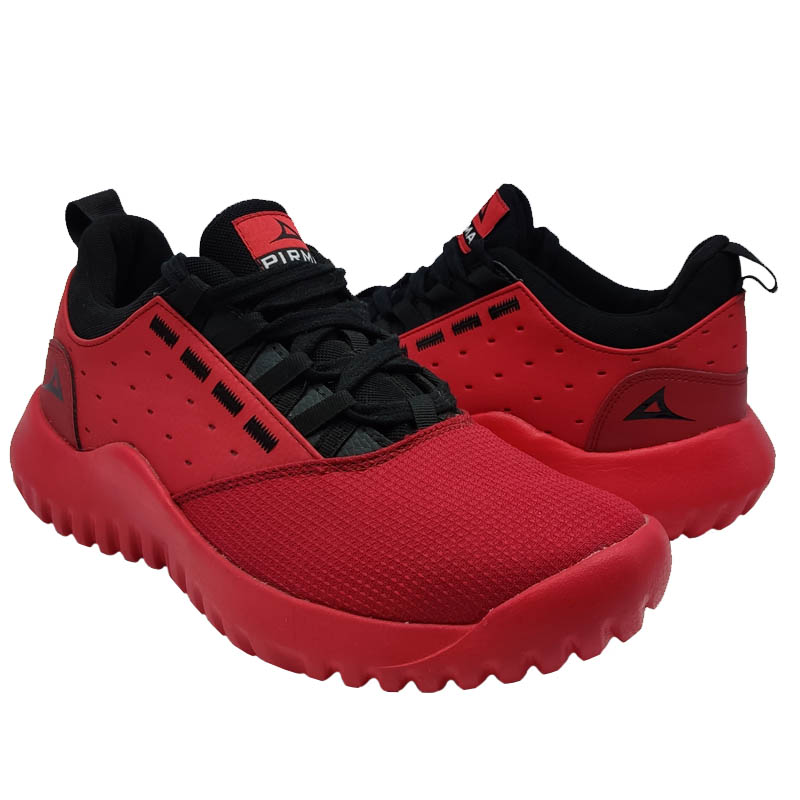 Tenis Pirma 5035 Rojo Negro Running Correr Hombre Originales 