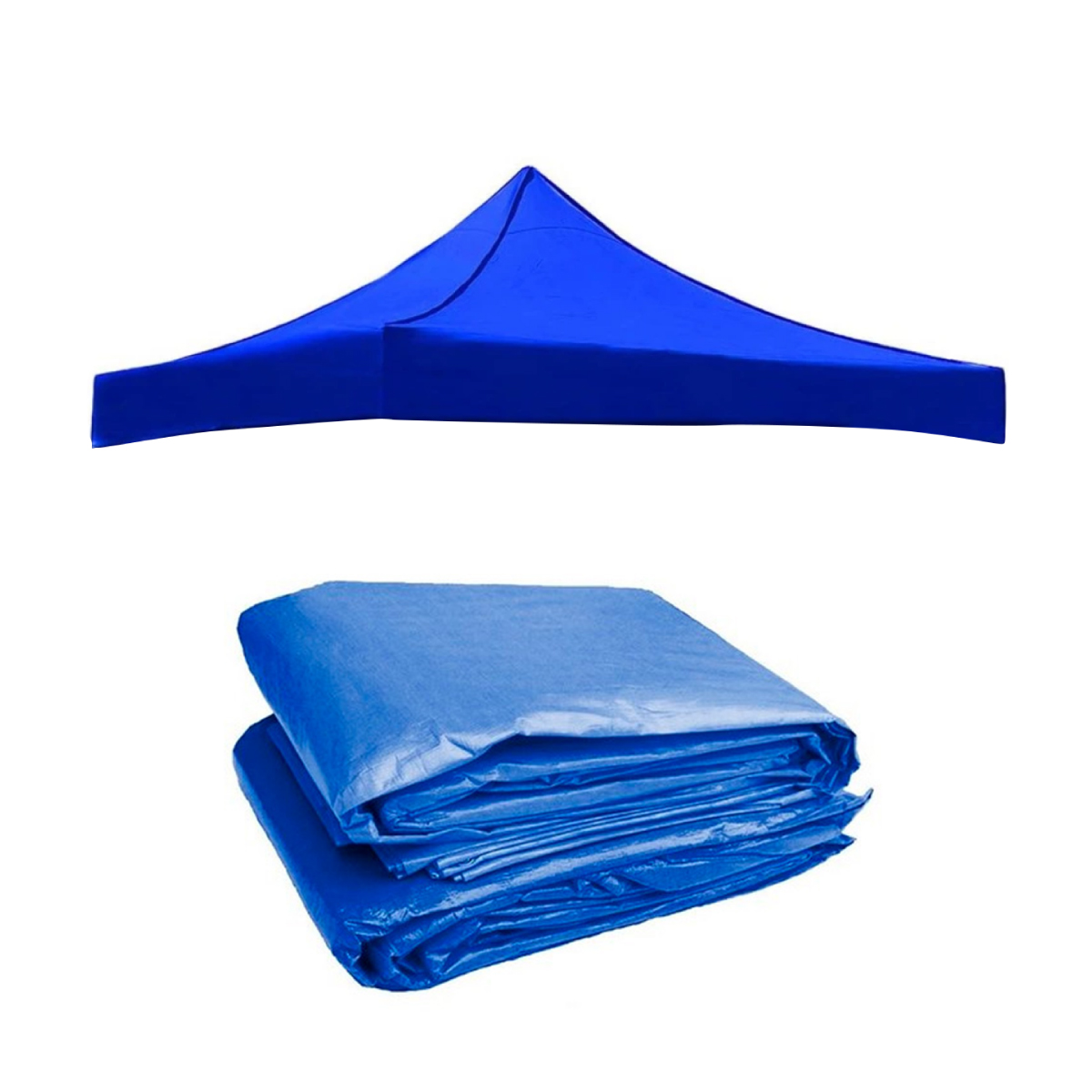 REPUESTO DE LONA 1.5X1.5 M CALIBRE 600D 100% IMPERMEABLE (AZUL)