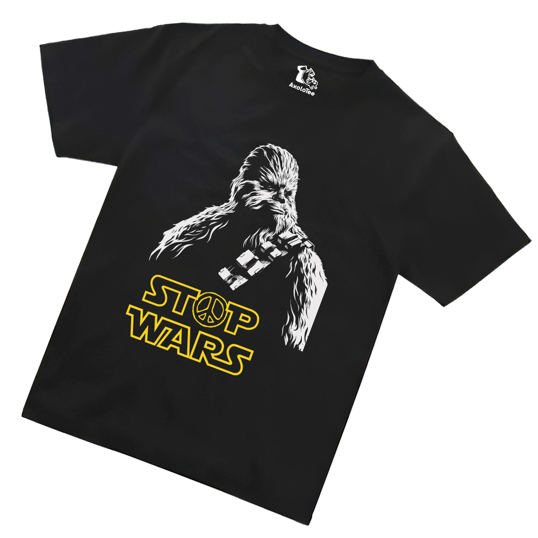 AxoloTee Playera Caballero - Stop Wars Chewbacca