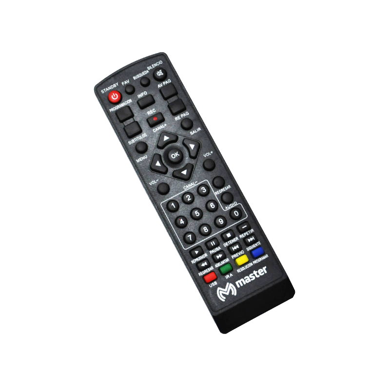 Control Remoto para Decodificador Digital Master MV-TDTPLUS / Master / MV-ATSCONTROL2