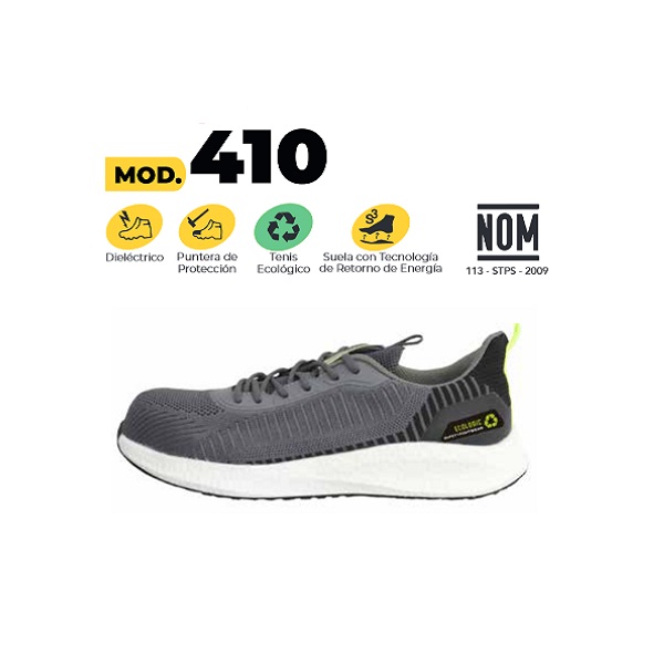 Tenis para Trabajo con Casquillo marca Lica unisex Mod: 410 Hecho en México
