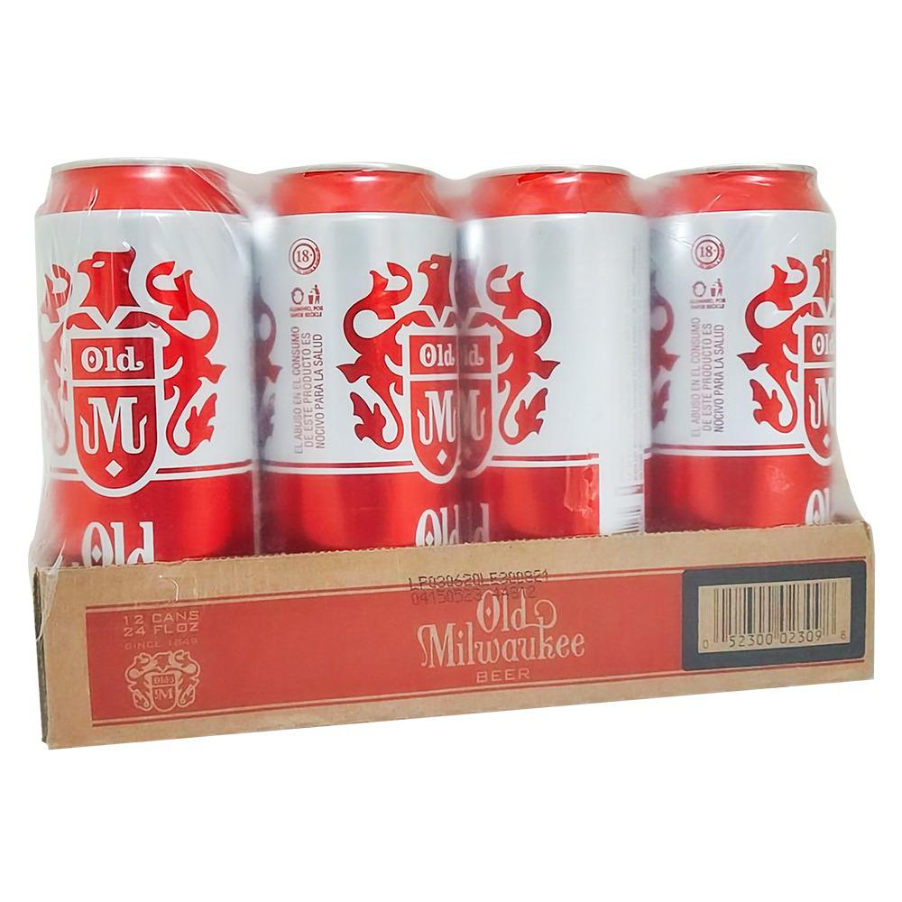 Caja Cerveza Old Milwaukee 710ml
