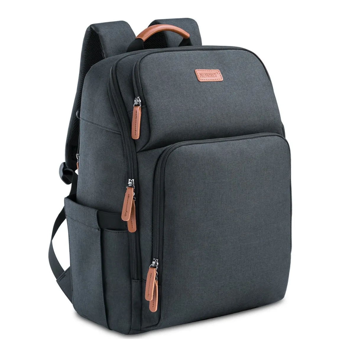 Mochila Impermeable Para Pañales De Bebé Negro