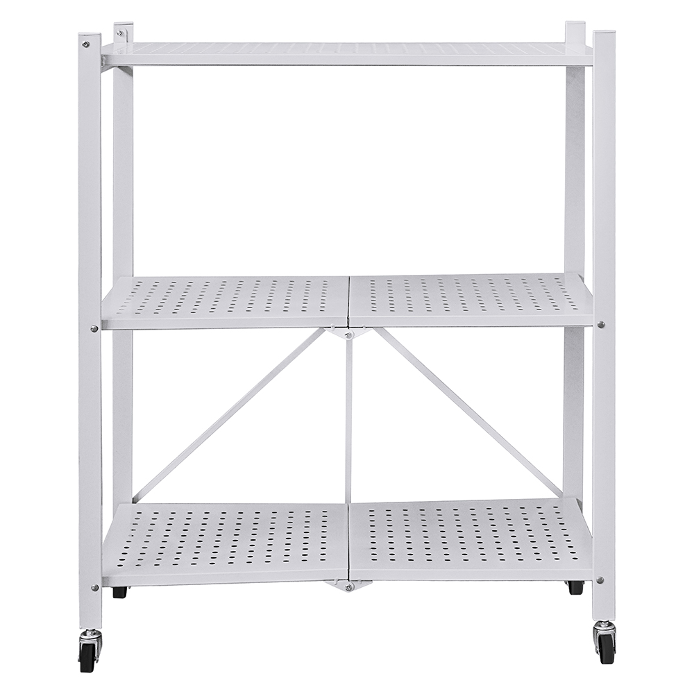 Estante Rack Plegable 3 Niveles Color Blanco, Lo Necesito