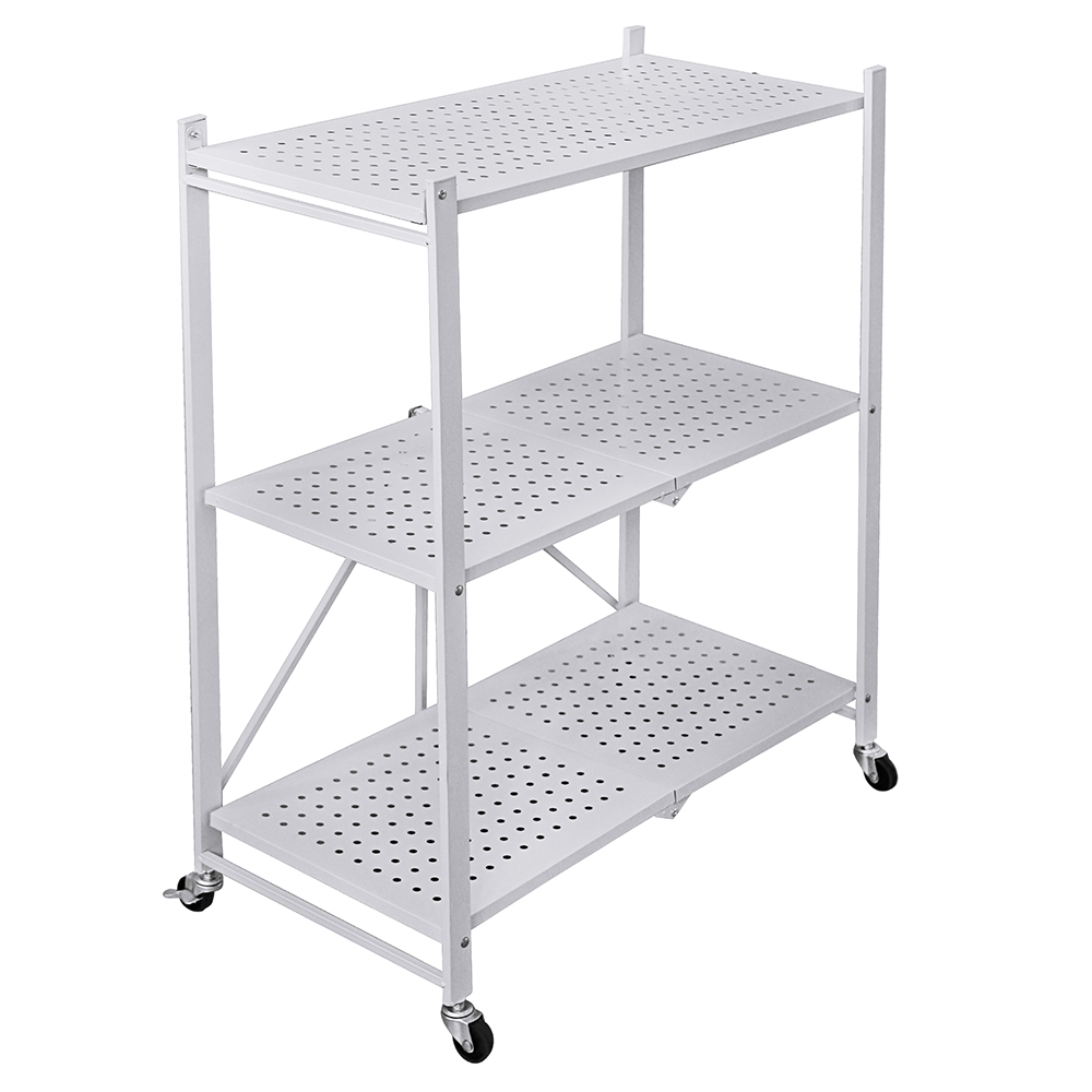 Estante Rack Plegable 3 Niveles Color Blanco, Lo Necesito