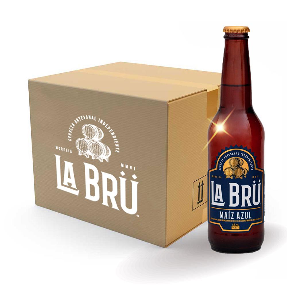 Caja Cerveza Artesanal La Brü Maíz Azul