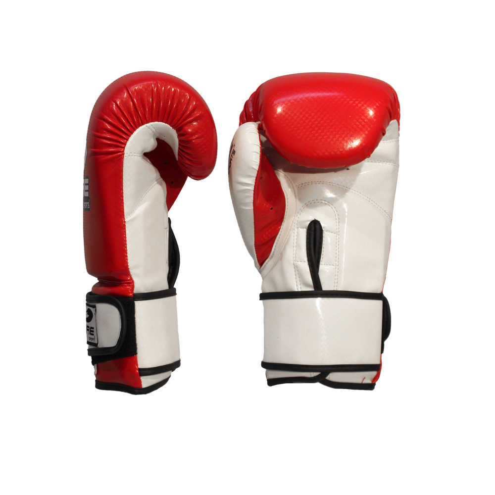 Guantes de Box Fire Sports PVC Boxing Color Rojo 12oz y 14oz 