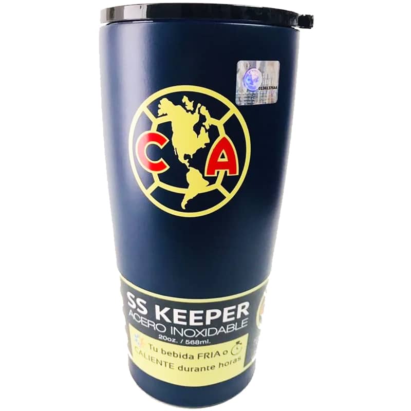 Vaso Termico Oficial Del Club America 568ml Acero Inox