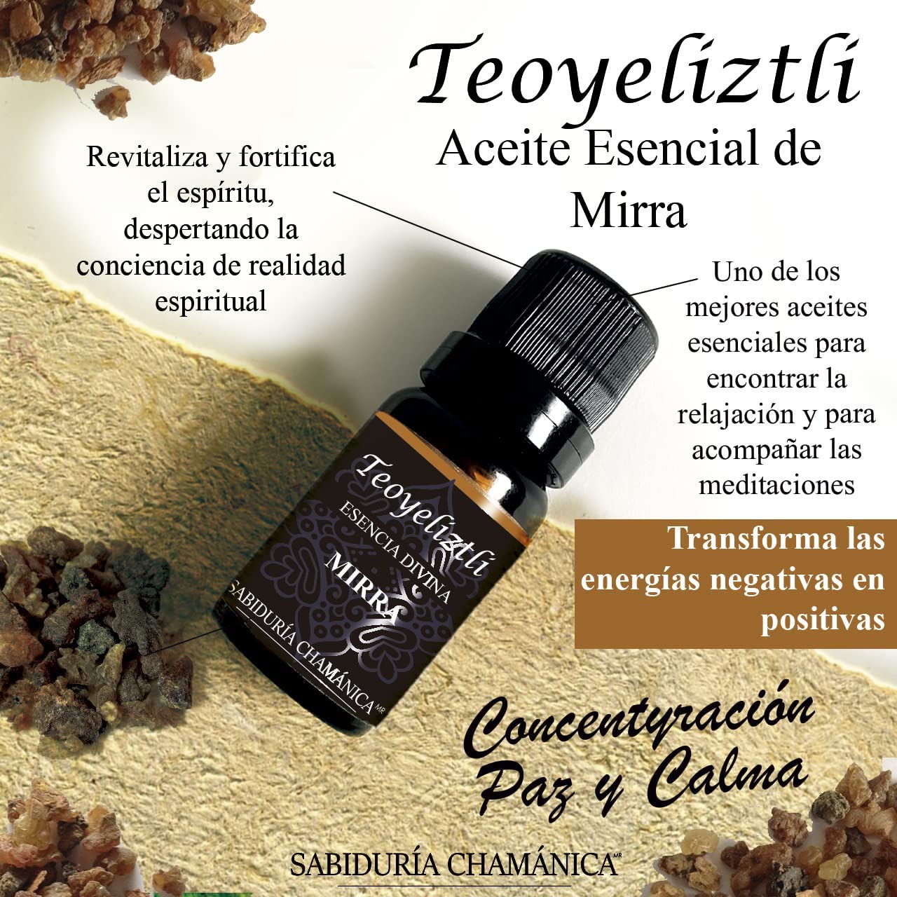 Aceite Esencial Mirra Aromaterapia, difusor, hierbas, baños, splash, relajación, incienso, masajes, hidratación, meditación, yoga, bienestar, calma, paz, estres, relajante, aroma, frutal, herbal, bosque, naturaleza, esencia,