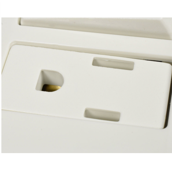 PLACA MARISIO 2 INTERRUPTORES Y 1 TOMACORRIENTE 127 VCA 15 A BLANCO