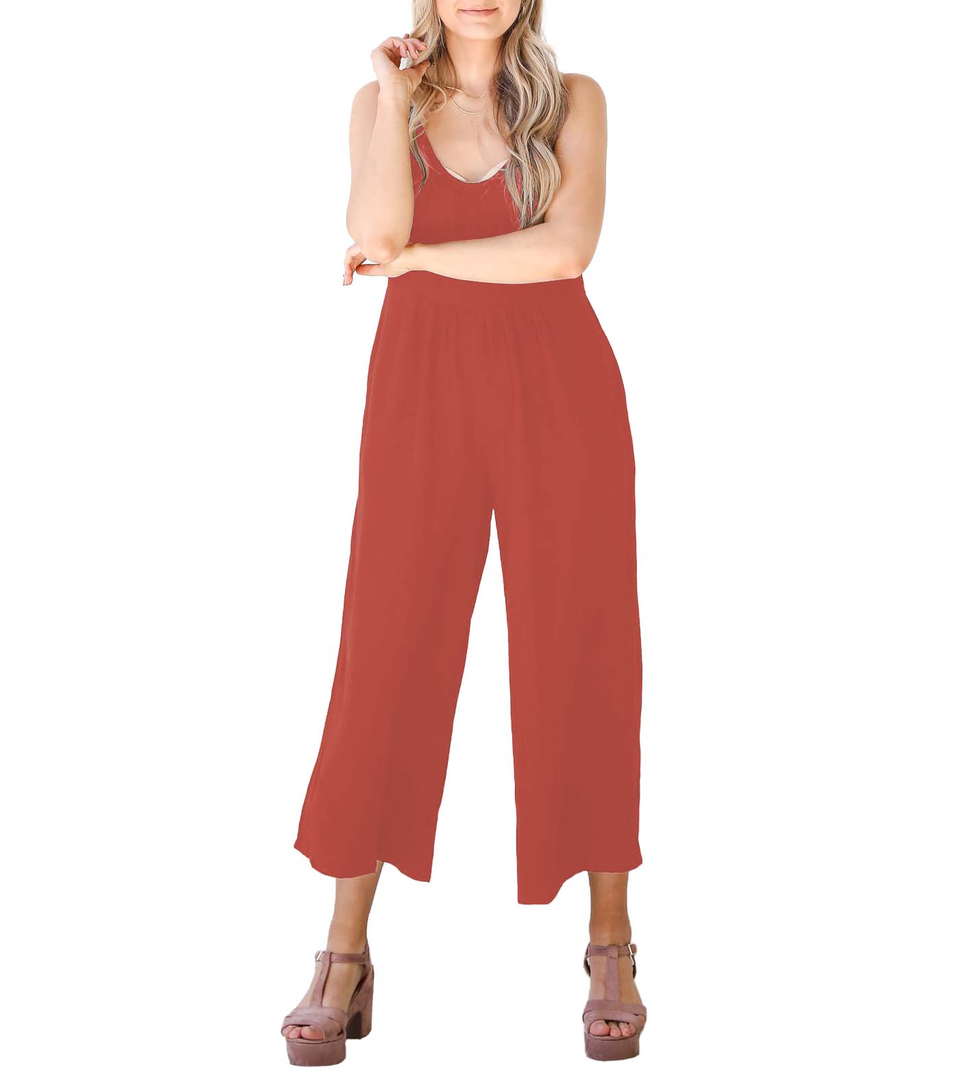 Jumpsuit de tirantes corto
