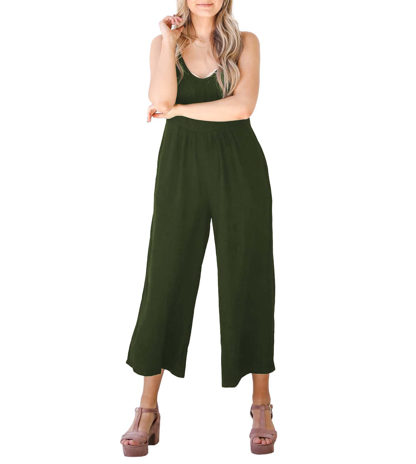 Jumpsuit de tirantes corto
