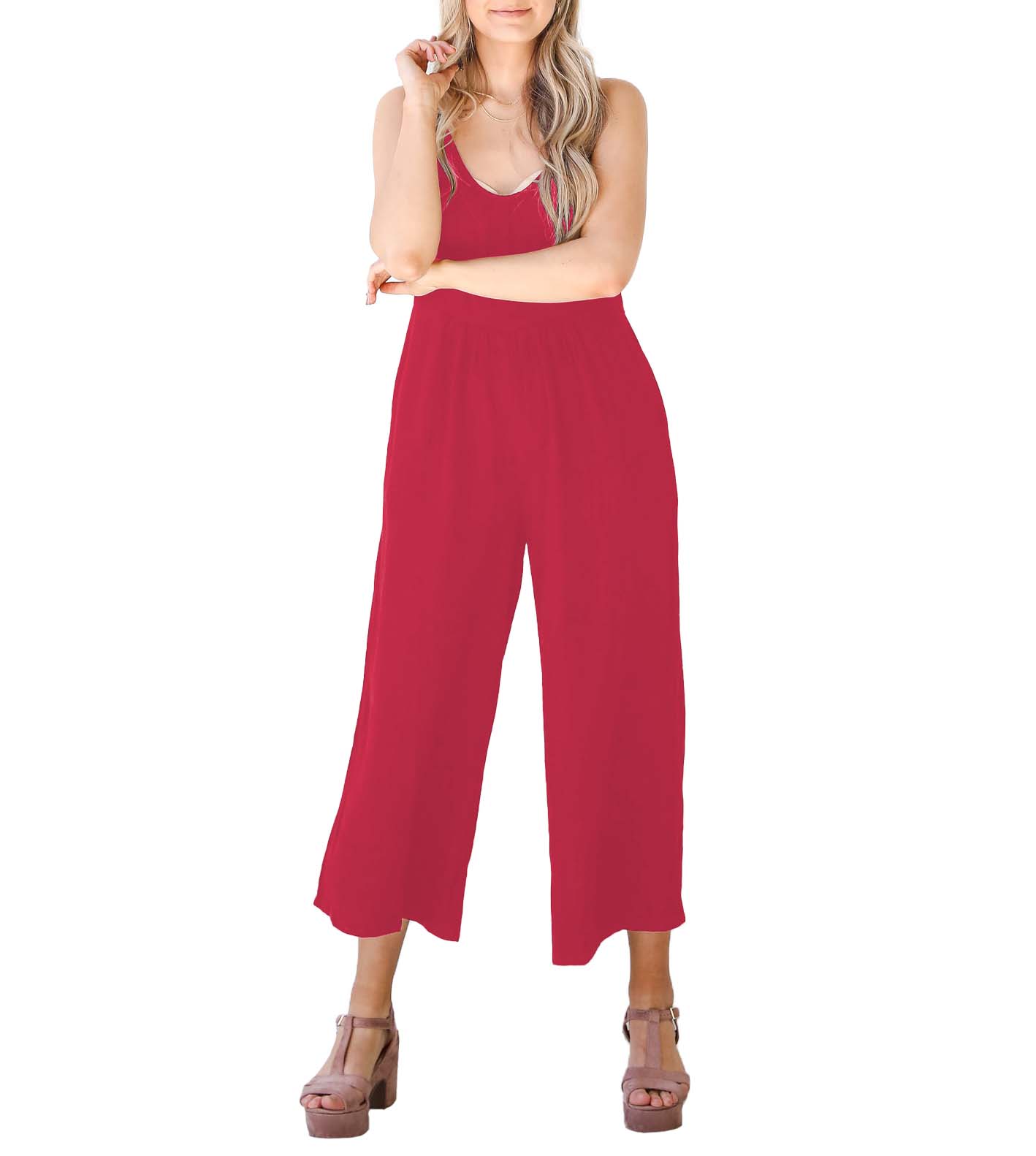 Jumpsuit de tirantes corto