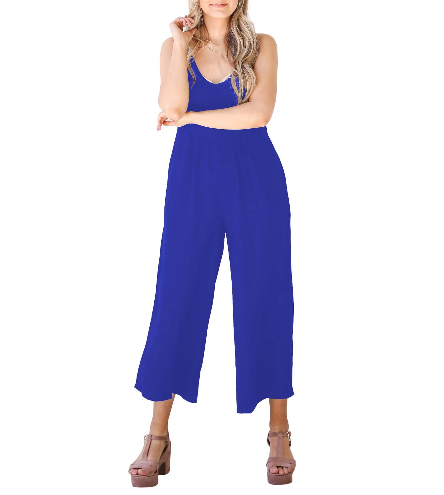 Jumpsuit de tirantes corto