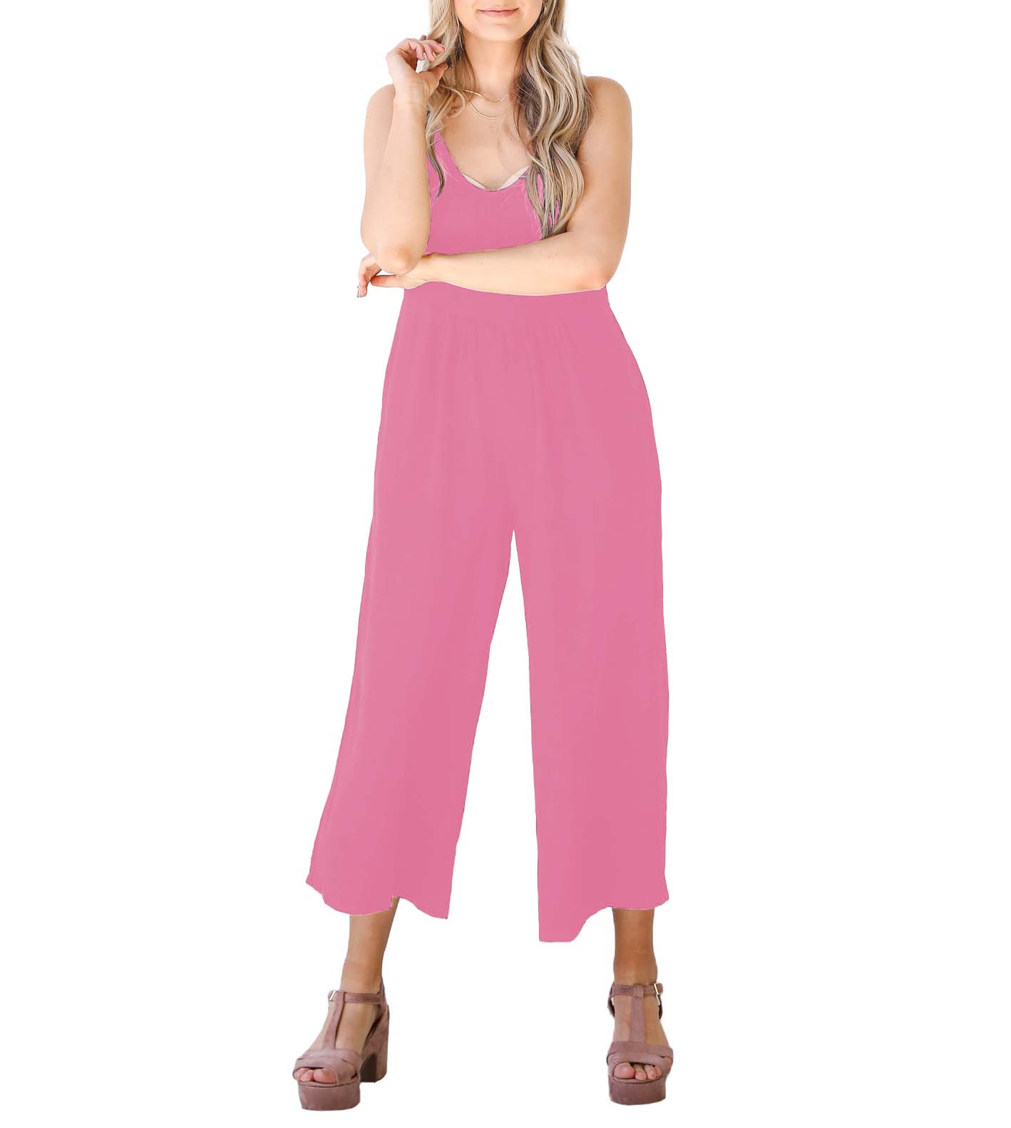 Jumpsuit de tirantes corto
